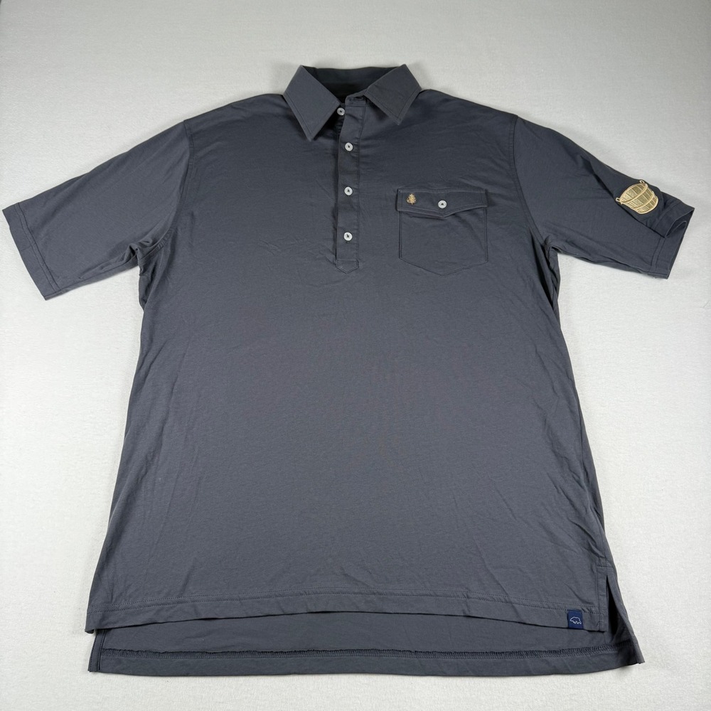 Onward Reserve Men's Gray 100% Cotton Short Sleeve Polo Shirt Size‎ L